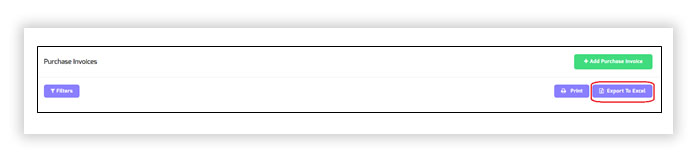 Data list and Reports you can export 