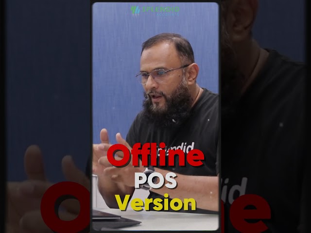 Offline Point of Sale -  A Fast, Accurate, & Efficient POS system by Splendid Accounts #offlinepos